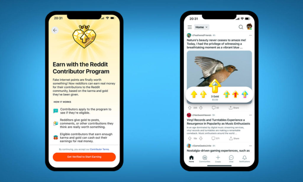 Reddit lance un nouveau Programme Contributeur qui permet de gagner de ...